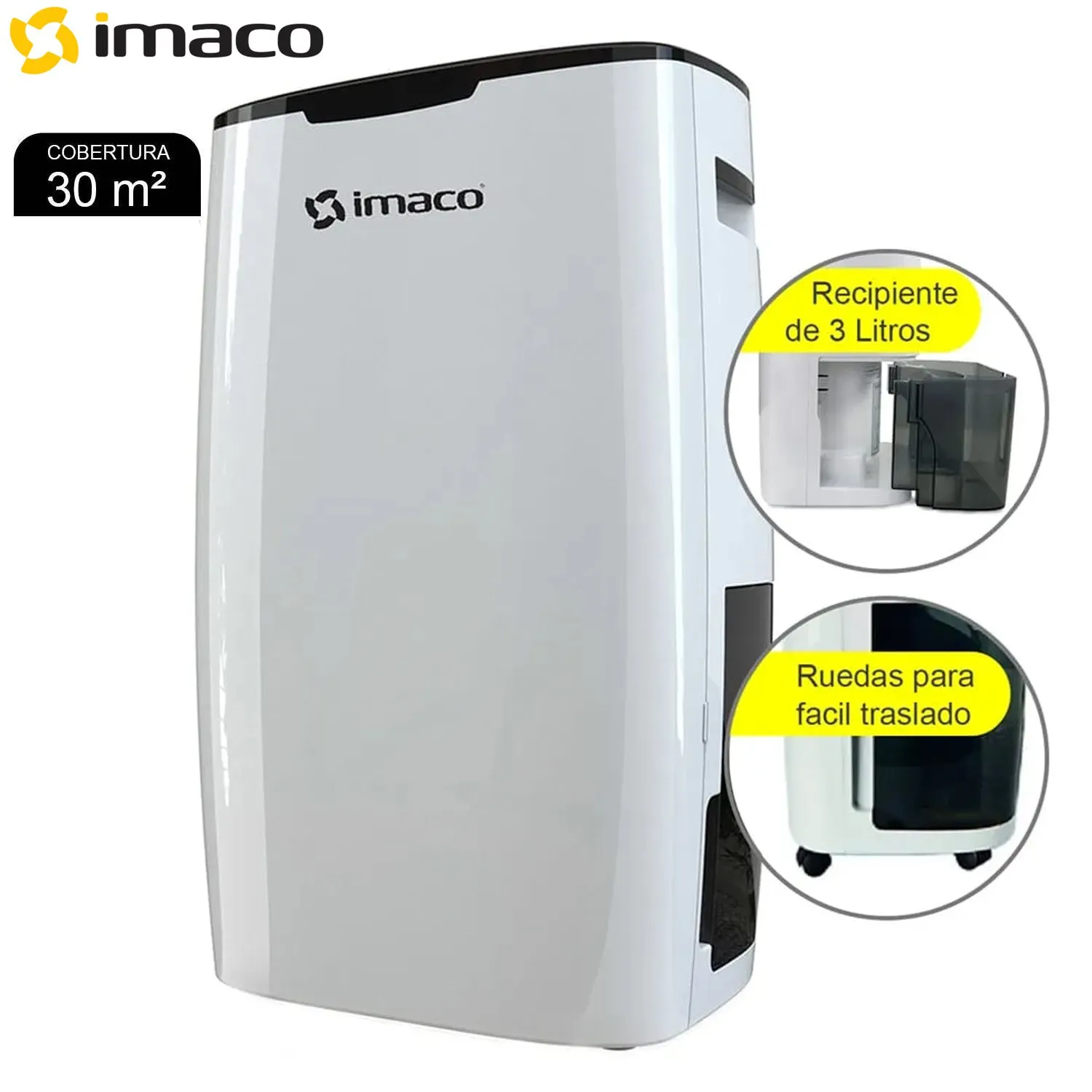 DESHUMEDECEDOR DIGITAL IMACO DHE15 3LT - 1