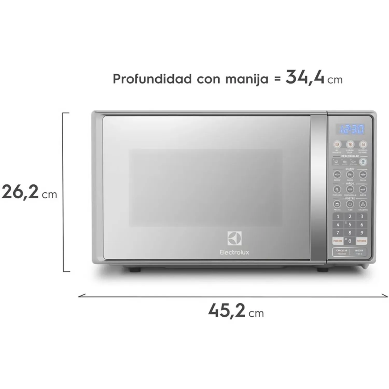 HORNO MICROONDAS 20 LITROS ELECTROLUX EMDO20S2GSRUG - 3