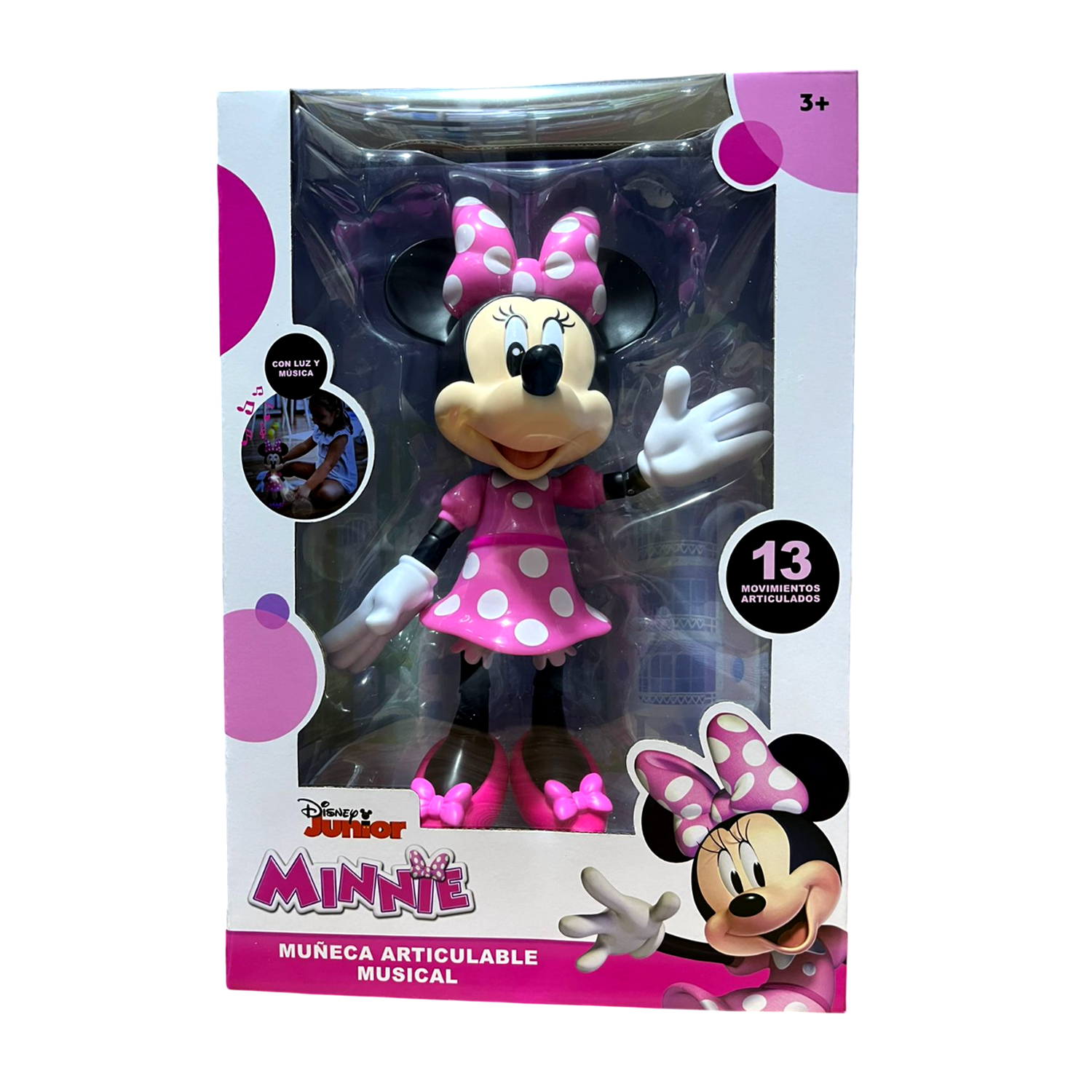 FIGURA ARTICULABLES DE MINNIE MOUSE CON LUCES Y SONIDO MMK-M1-MINNIE - 4