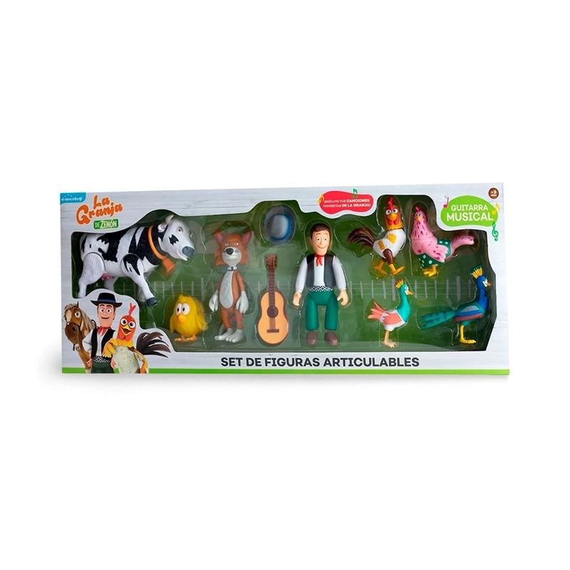 SET DE FIGURAS ARTICULABLES LA GRANJA DE ZENÓN 9 PIEZAS GZM-9 VACA LOLA - 3