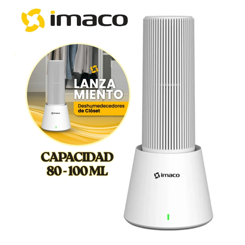 MINI DESHUMEDECEDOR PORTÁTIL DE CLOSET IMACO DHM20 - 1