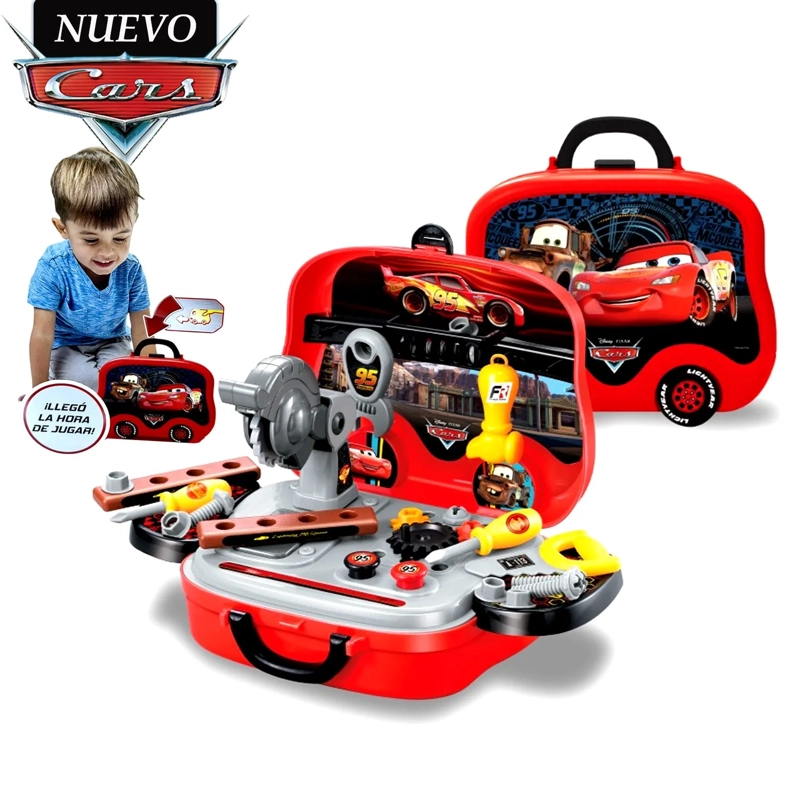 SET DE HERRAMIENTAS Y LONCHERA DE RAYO MCQUEEN EODS008-916 - 1