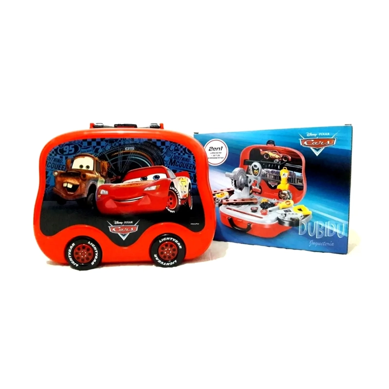 SET DE HERRAMIENTAS Y LONCHERA DE RAYO MCQUEEN EODS008-916 - 4
