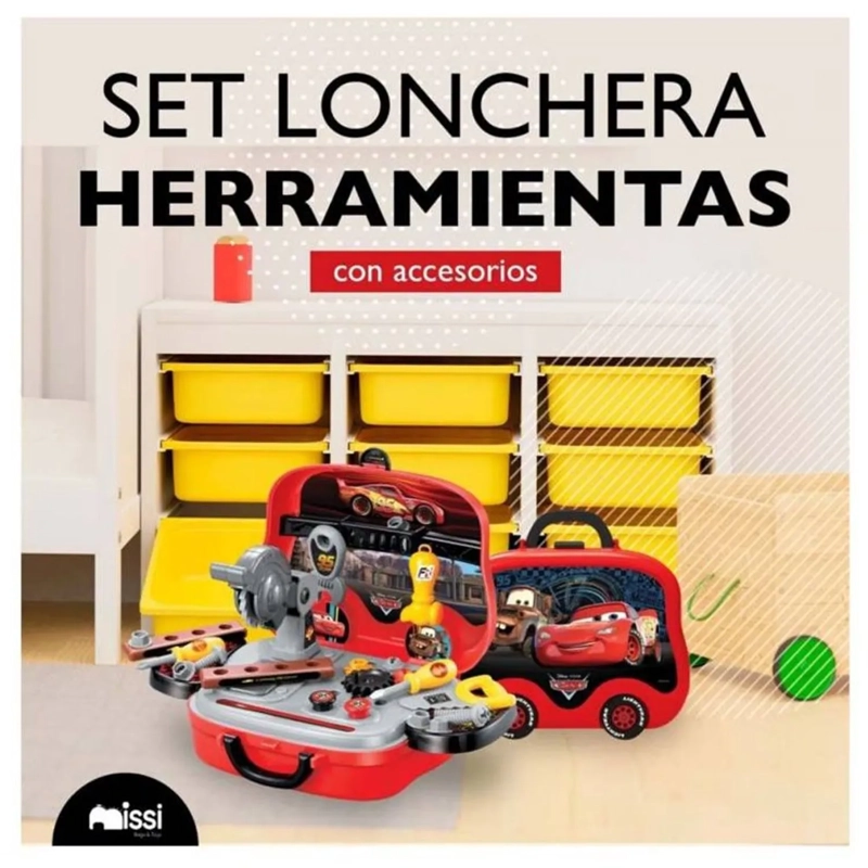 SET DE HERRAMIENTAS Y LONCHERA DE RAYO MCQUEEN EODS008-916 - 5