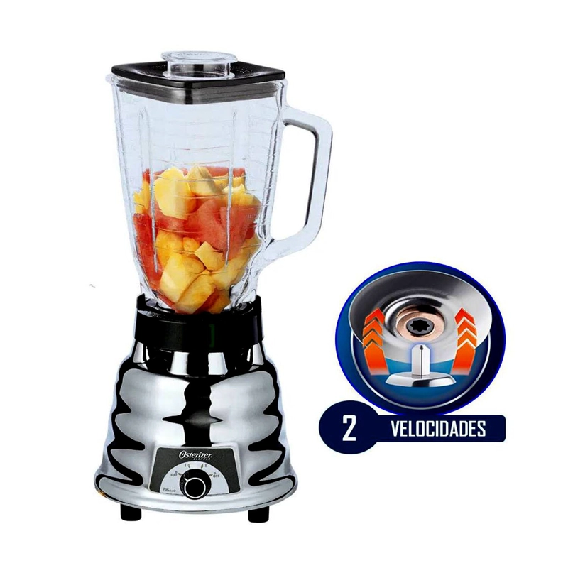 LICUADORA CLÁSICA OSTER 1.25L DE 2 VELOCIDADES 250-22 - 1