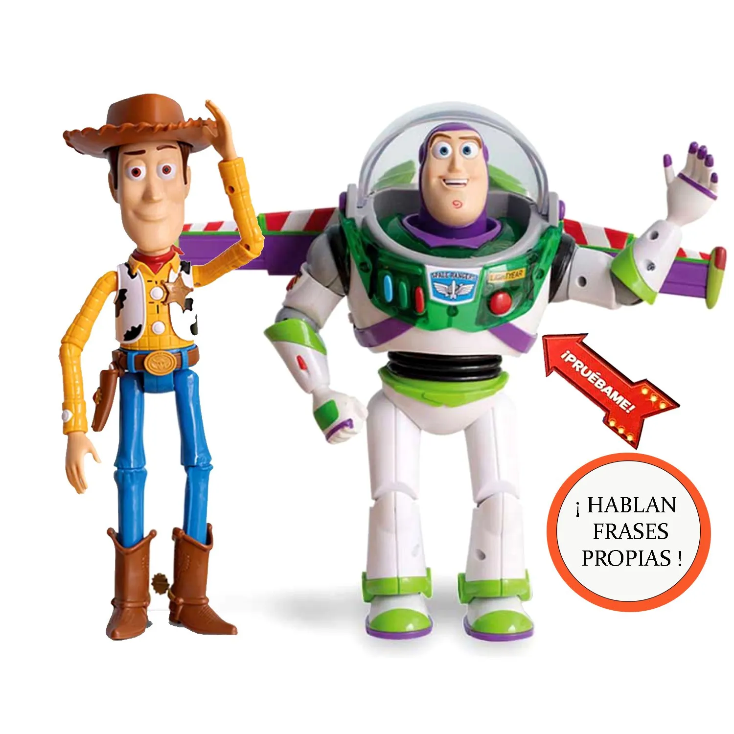 SET DE FIGURAS DE ACCIÓN TOY STORY WOODY Y BUZZLIGHTYEAR TY-MWB - 1