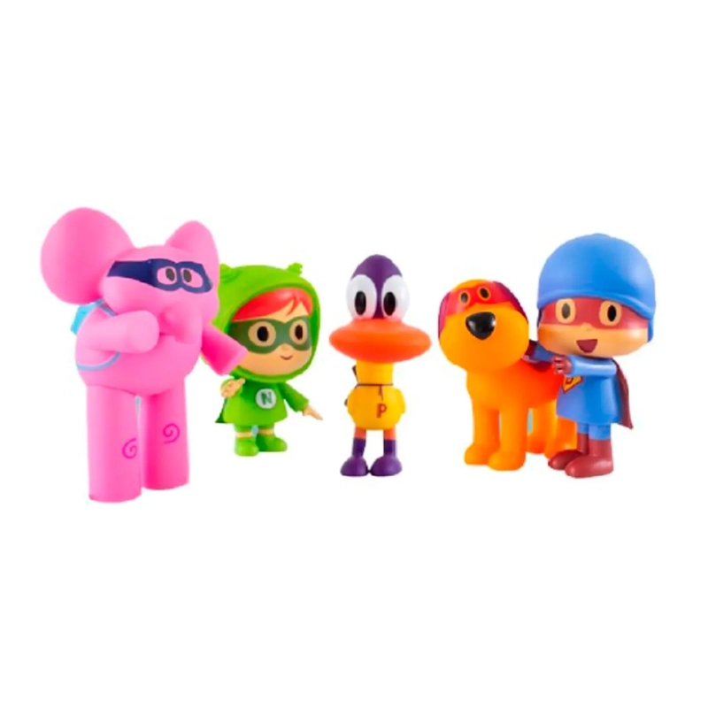 SET DE POCOYO SUPER HEROES CON ANTIFAZ POCOYOM-5 - 2