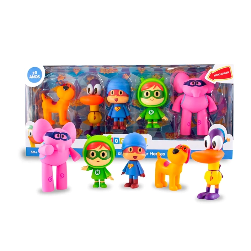 SET DE POCOYO SUPER HEROES CON ANTIFAZ POCOYOM-5 - 3