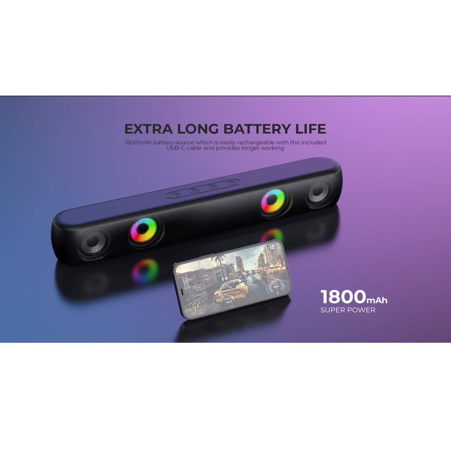 SOUNDBAR BLUETOOTH 10W HAVIT SK854BT - 1
