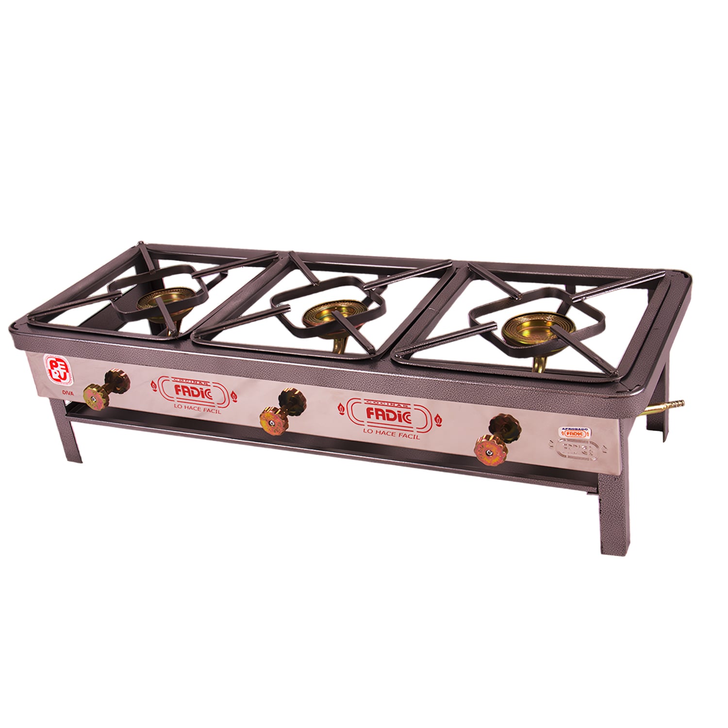 COCINA DE MESA SEMI INDUSTRIAL FADIC 3 HORNILLAS N°3 FSI03-21 - 2