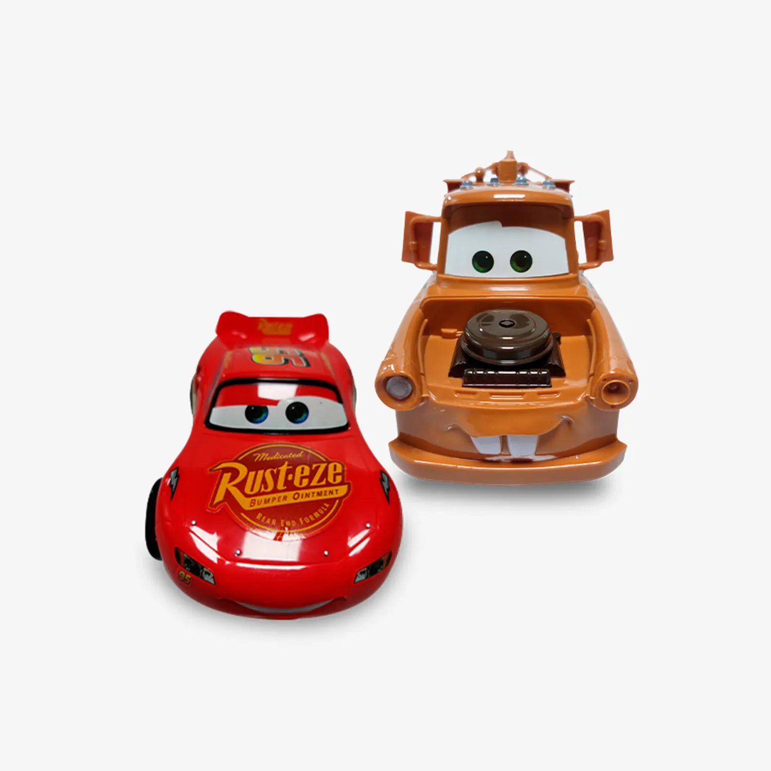 JUGUETE COCHES DE FRICCION RAYO MCQUEEN Y MATER CARS 6777-14 - 4