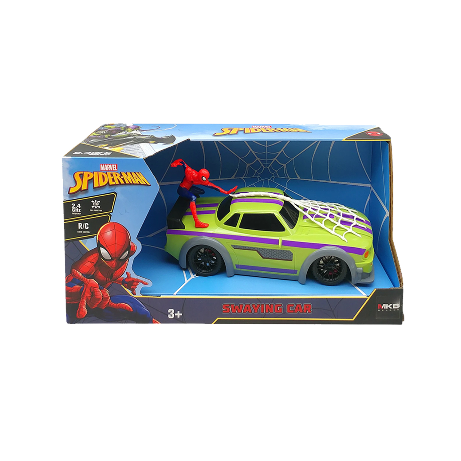 JUGUETE CARRO DE SPIDER-MAN CON FUNCIÓN BALANCEO CON CONTROL MM5588-104-01 - 6