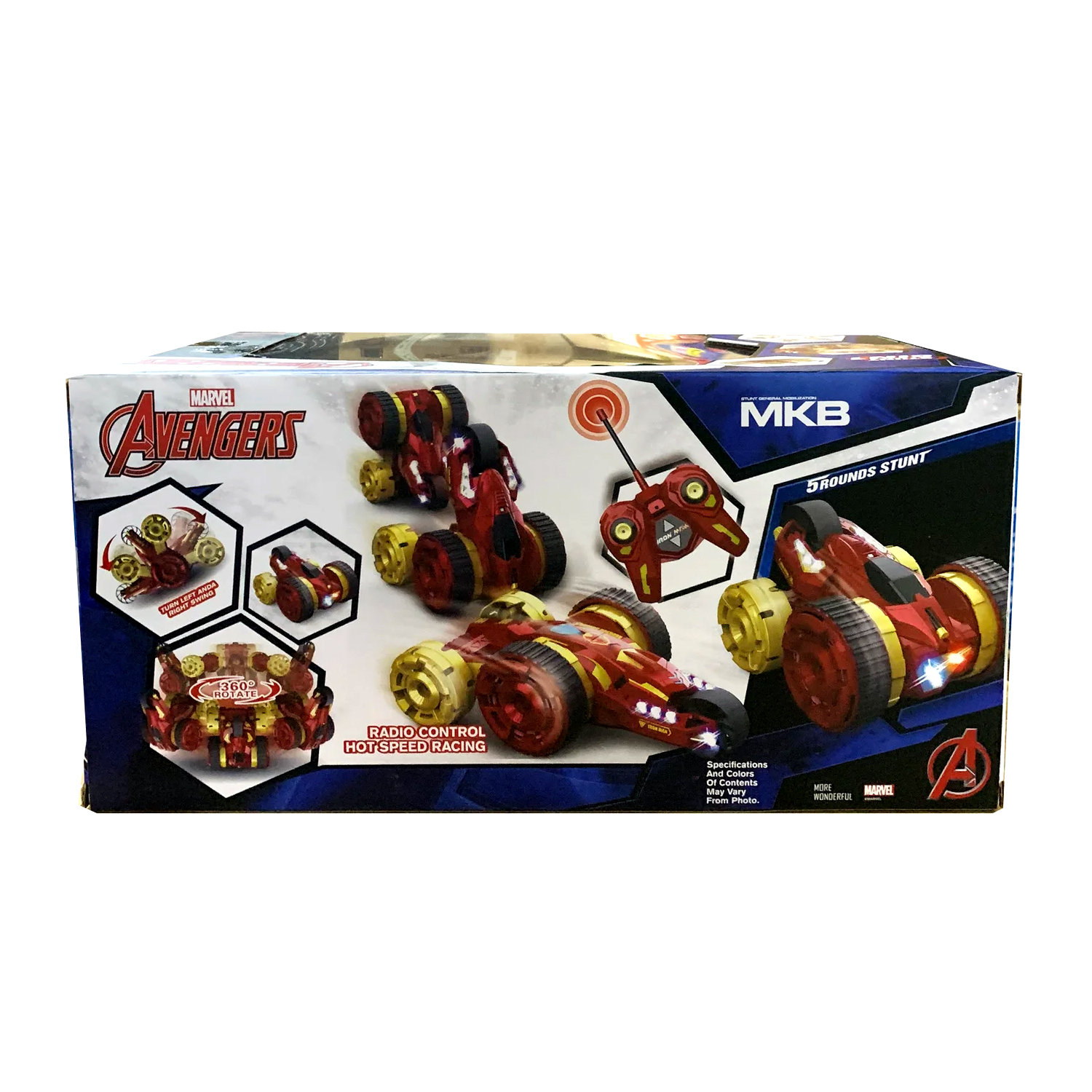 JUGUETE CARRO TELEDIRIGIDO DE MARVEL IRON MAN ACROBÁTICO CON CONTROL MM5588-602-03 - 4