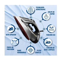 PLANCHA DE VAPOR AEROCERAMICA OSTER GCSTAC6953 2000W - 3