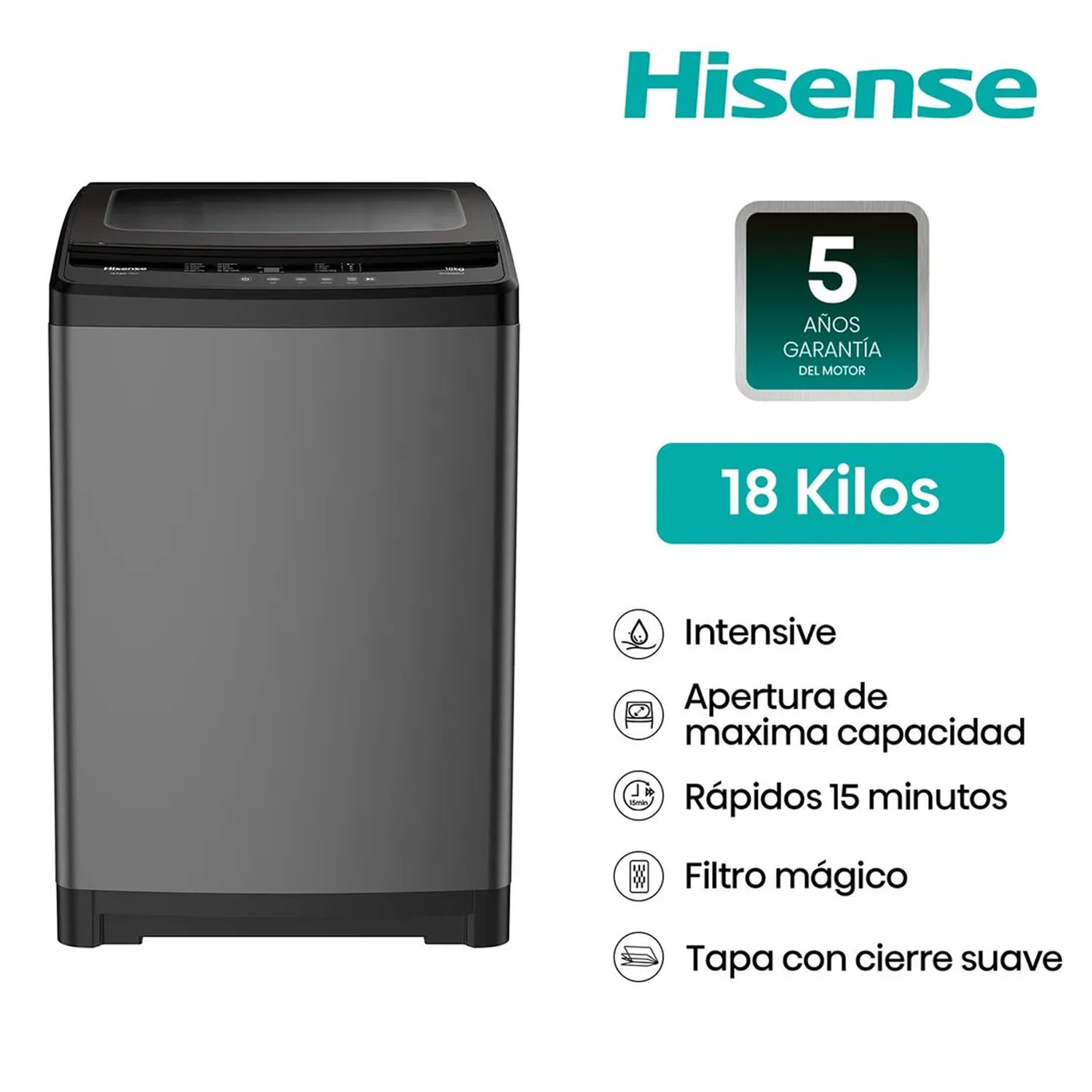 LAVADORA CARGA SUPERIOR 18KG WT3W1823UT - 1