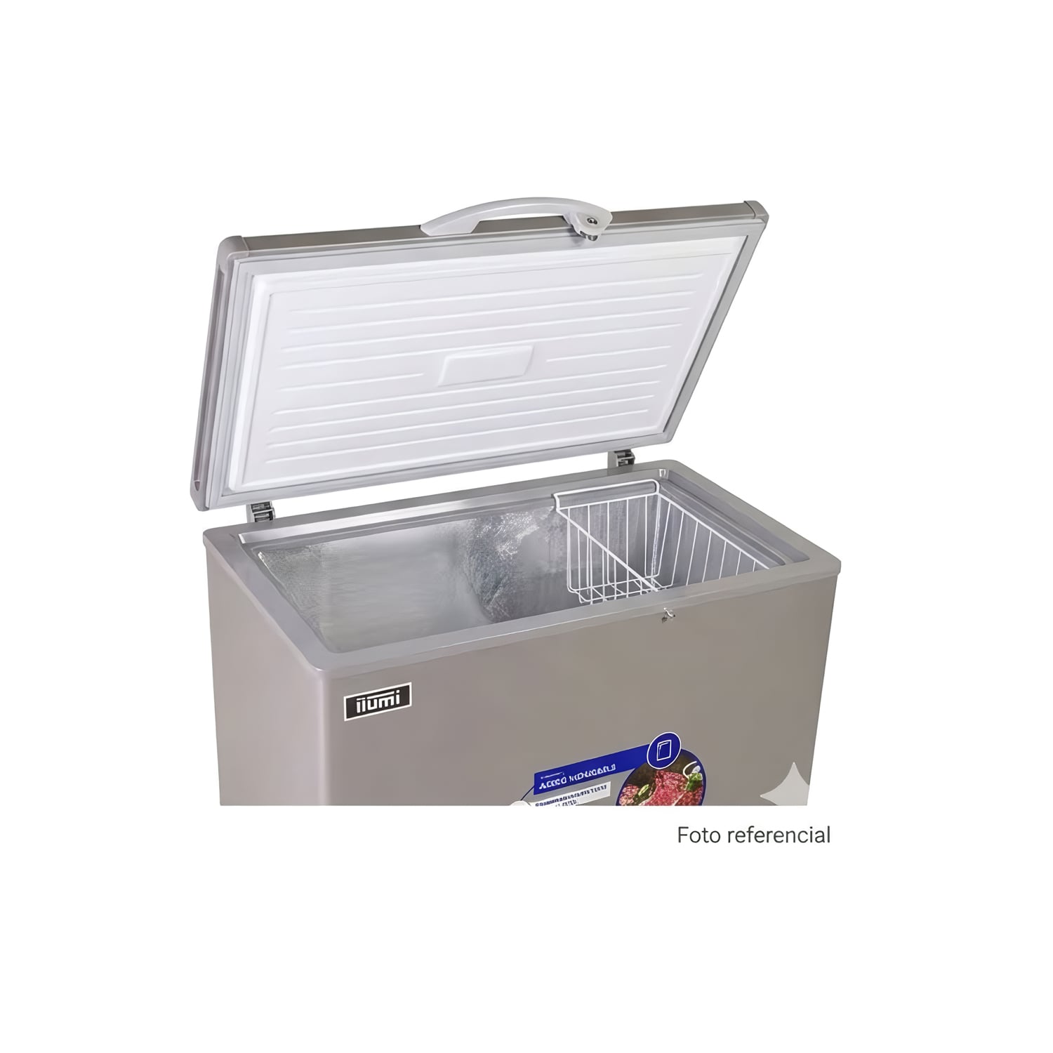 CONGELADORA DUAL ILUMI 220 LITROS TFI-2200DG GRIS - 6