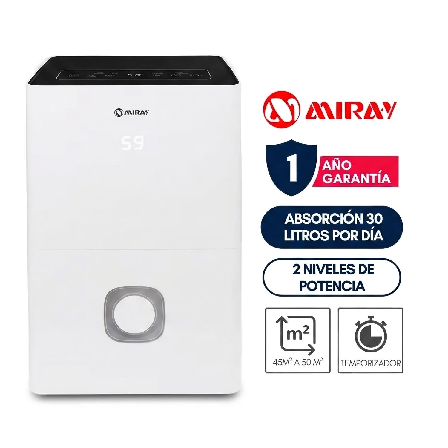 DESHUMEDECEDOR DM-325 4 L 45 A 50 M2 - 1