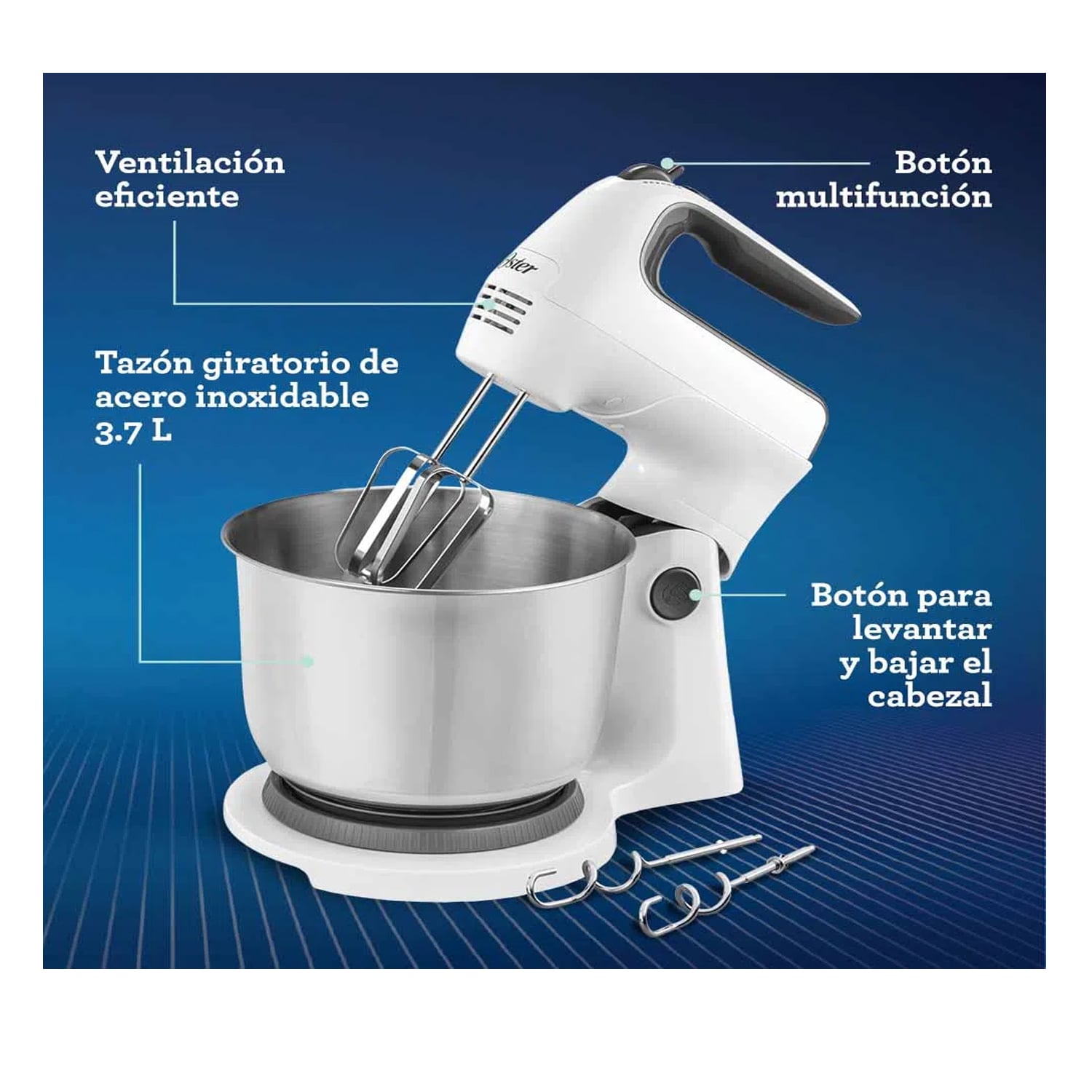 BATIDORA DE MANO Y PEDESTAL FPSTHS3612 - 3