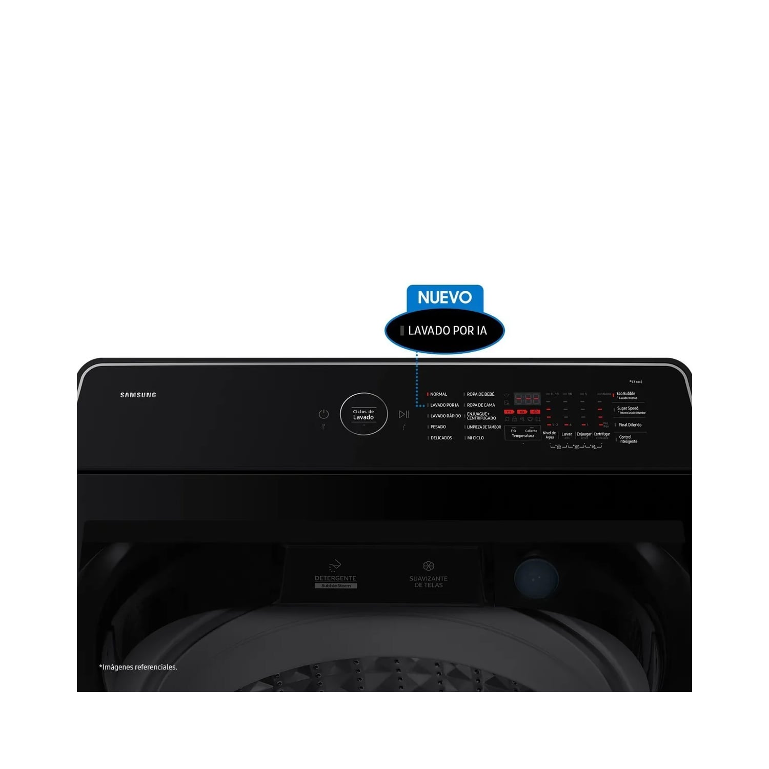 LAVADORA AI WASH ECOBUBBLE 19KG WA80F19S8BPE - 4