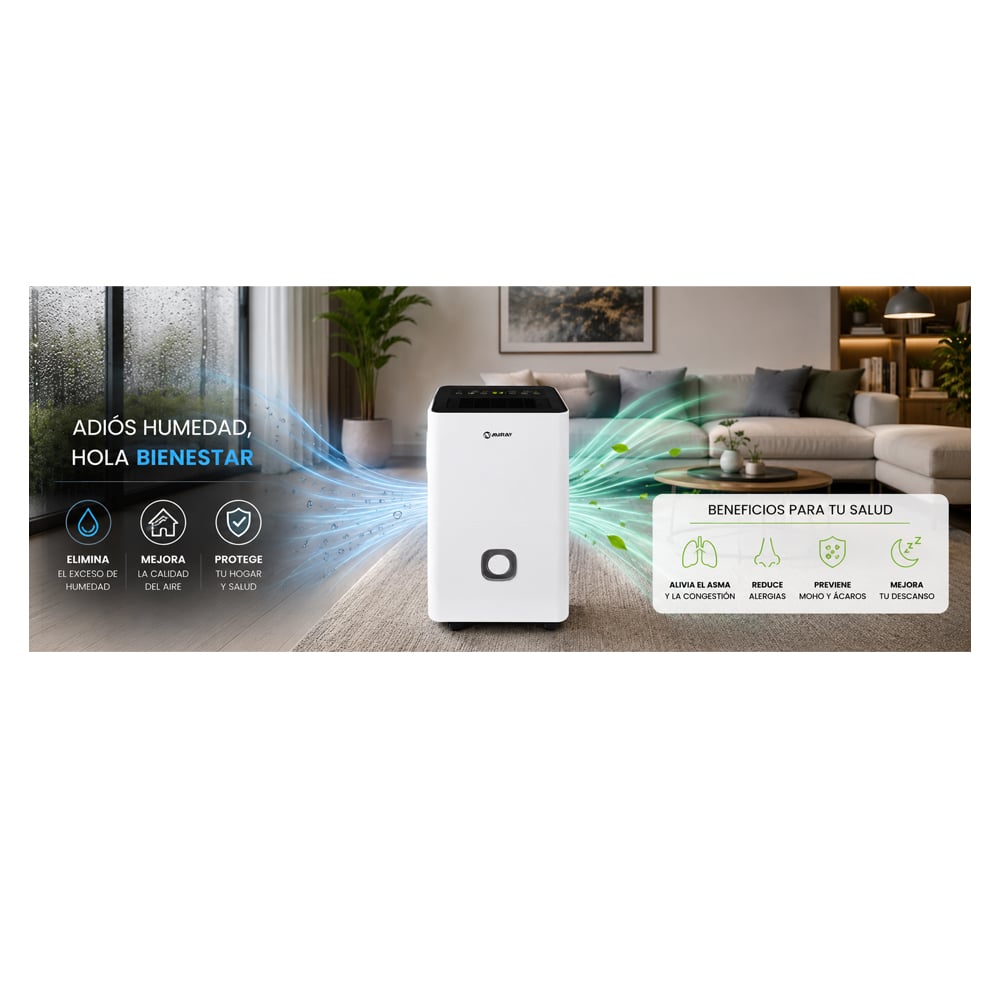 DESHUMEDECEDOR DIGITAL DM-125 1.5L 15 A 20 M2 - 8