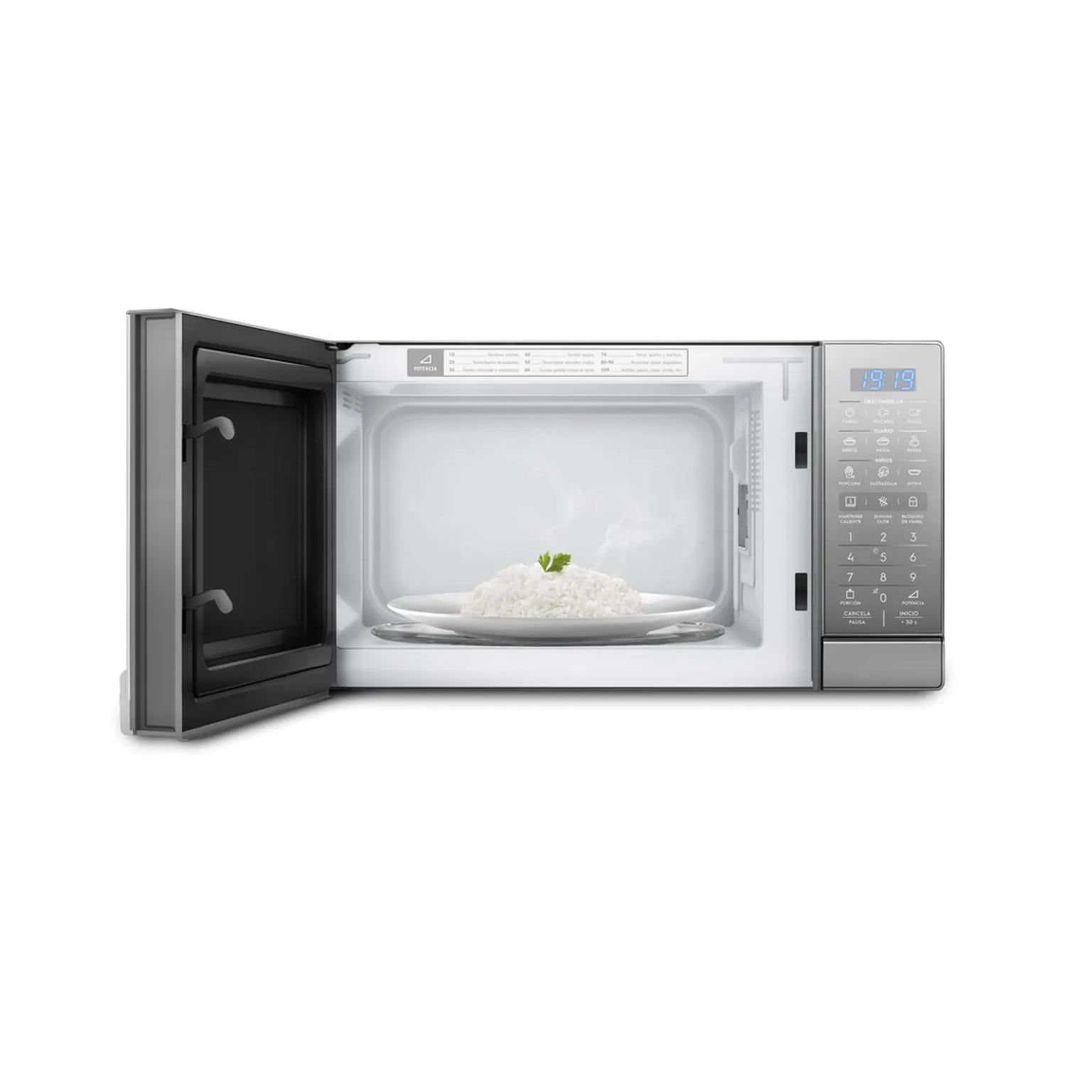 HORNO MICROONDAS 25 LITROS EMDO25S2GSRUG - 4