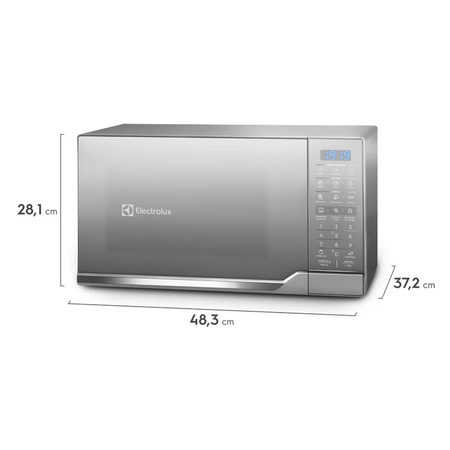 HORNO MICROONDAS 25 LITROS EMDO25S2GSRUG - 5