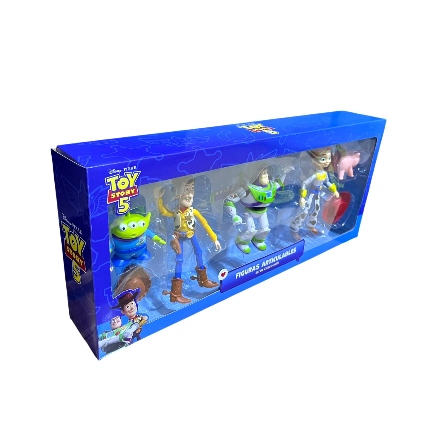 SET DE MUÑECOS DE JEBE TOY STORY 5 ARTICULADOS 5PCS - 2