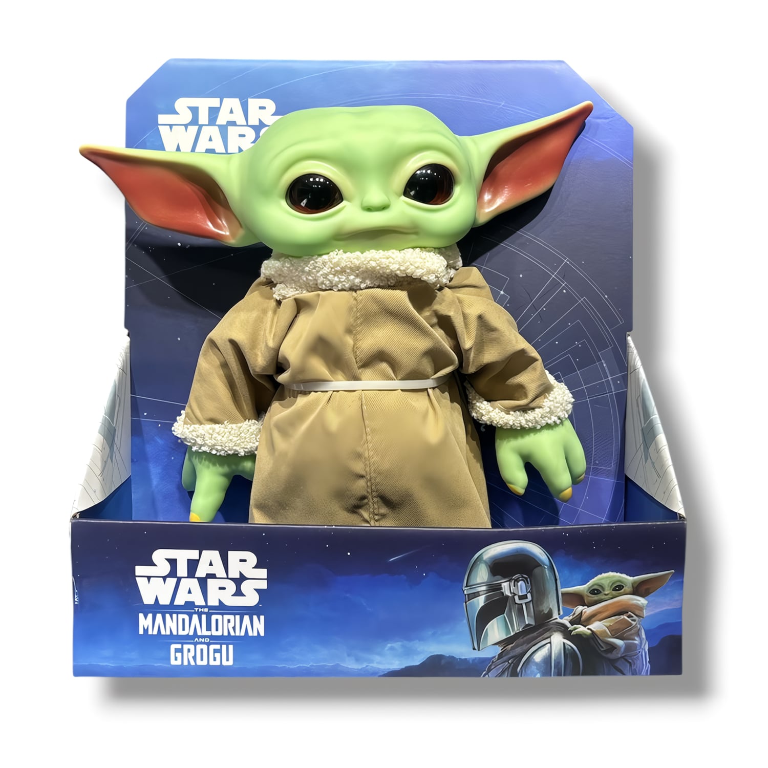 FIGURA COLECCIONABLE GROGU BABY YODA TAMAÑO 11 PULGADAS - 1
