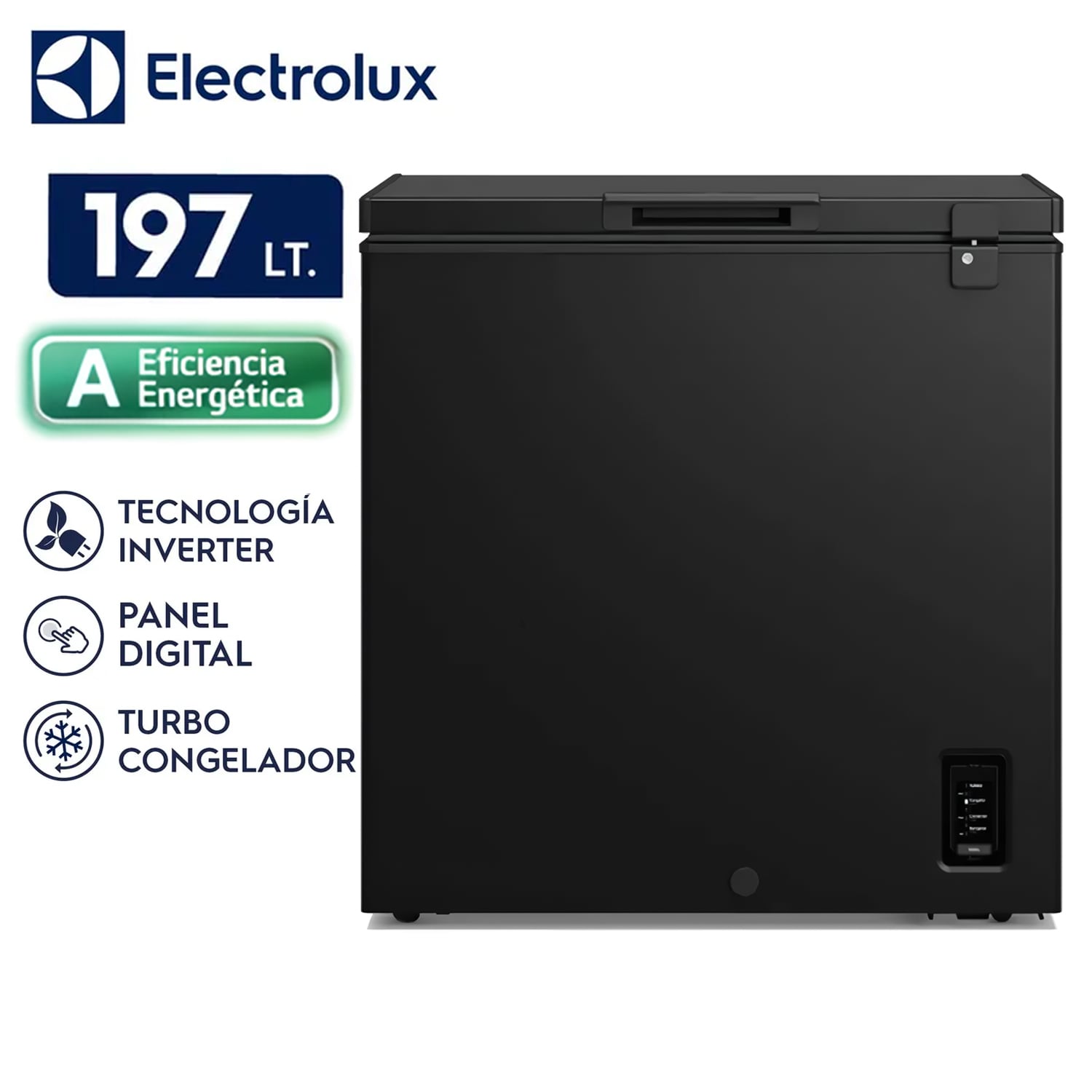 CONGELADOR HORIZONTAL 197L INVERTER CON FUNCIÓN TURBO EFH20S2P5AB - 1