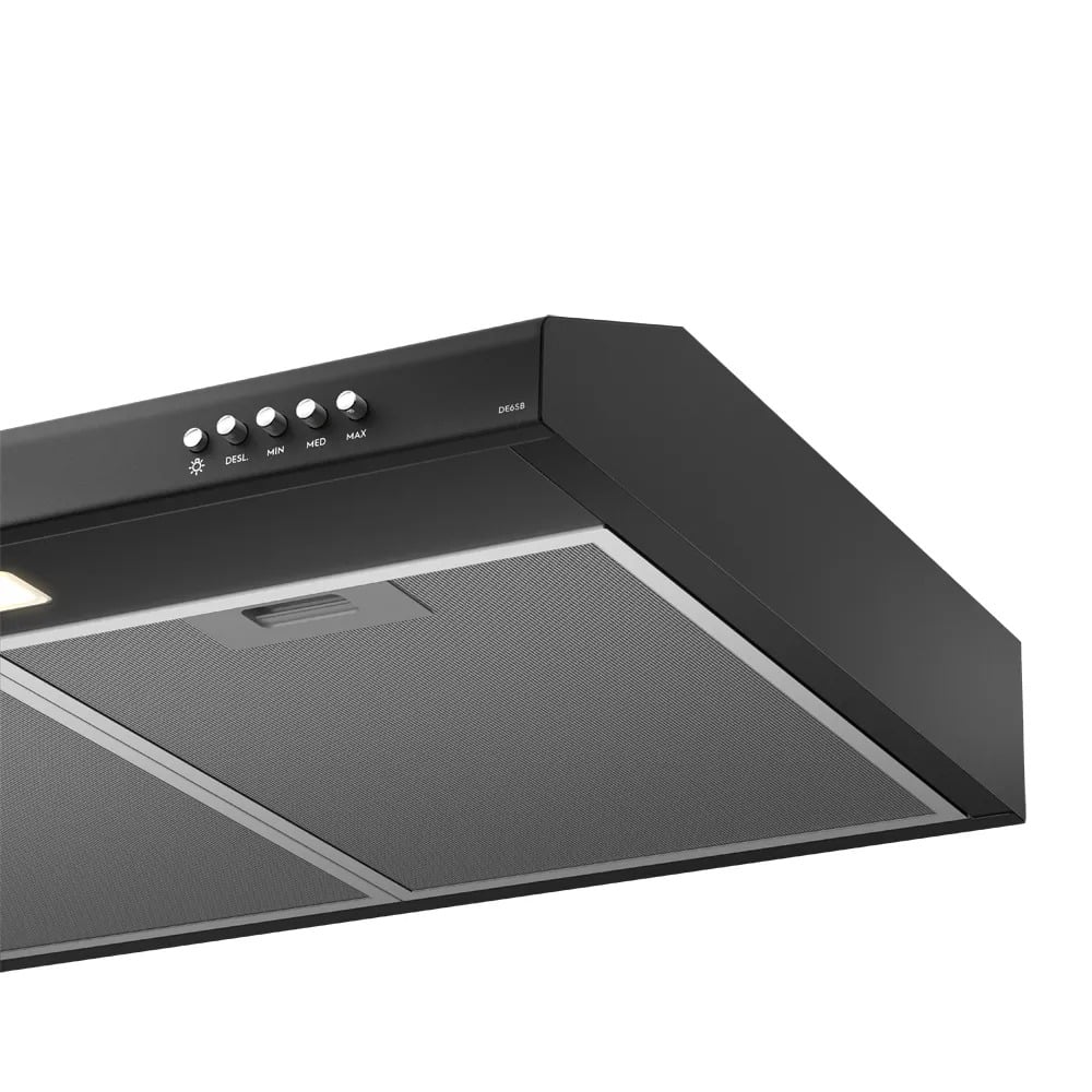CAMPANA EXTRACTORA ELECTROLUX 60CM ALTO PODER DE SUCCIÓN E ILUMINACIÓN LED NEGRA DE6SB - 4