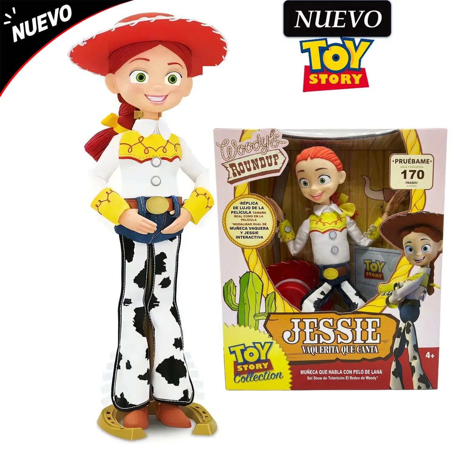 JUGUETE JESSIE MUÑECA INTERACTIVA DE TOY STORY 30 CM - 1