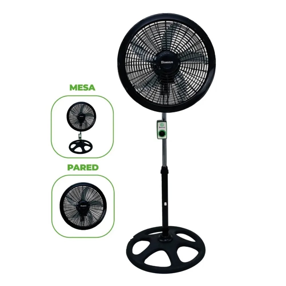 VENTILADOR BK-8233VO DE 18 250W X CAJA DE 2U NEGRO - 2