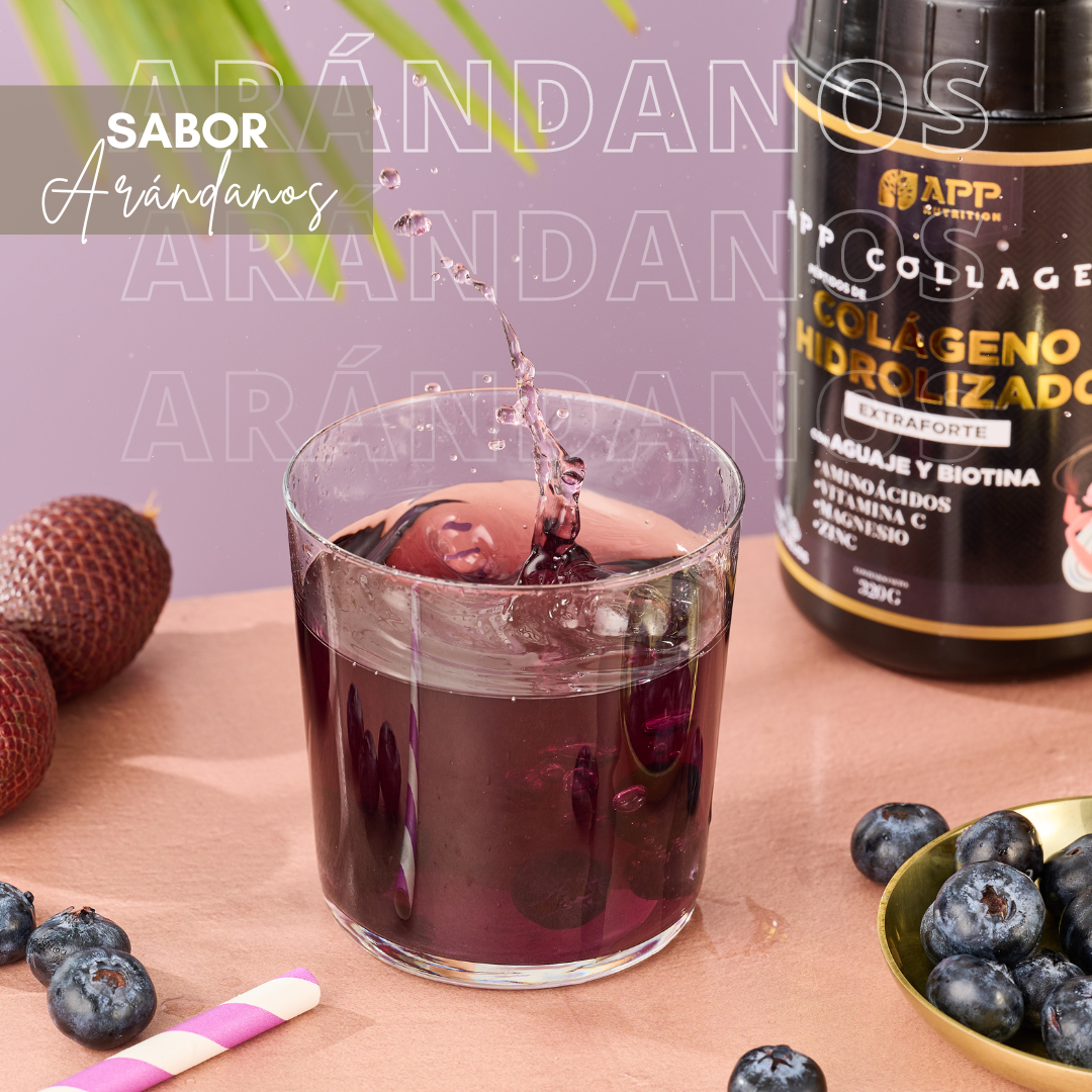 COLÁGENO HIDROLIZADO PÉPTIDOS CON AGUAJE Y BIOTINA 320 G APP COLLAGEN ARÁNDANOS - 3