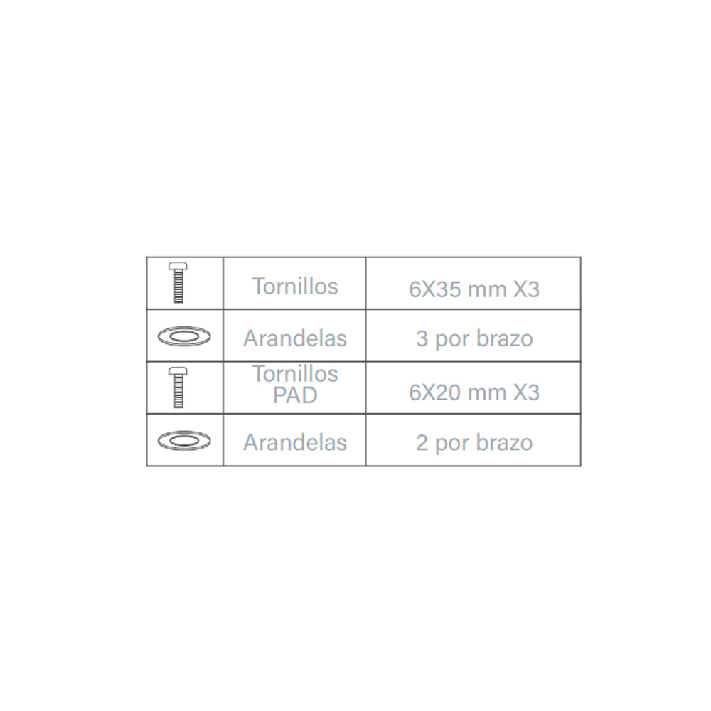 BRAZOS DE SILLA GIRATORIA DELPHI 3D (PAR) NEGRO OFIDEAS - 3