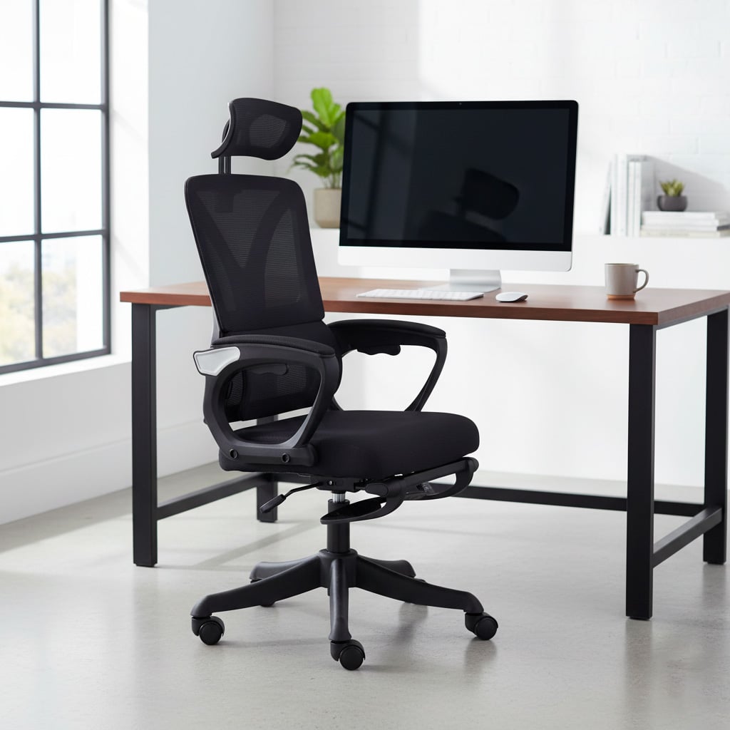 SILLA DE OFICINA ERGONÓMICA EVOX REPOSAPIÉS PRESIDENTE OFIDEAS - 4