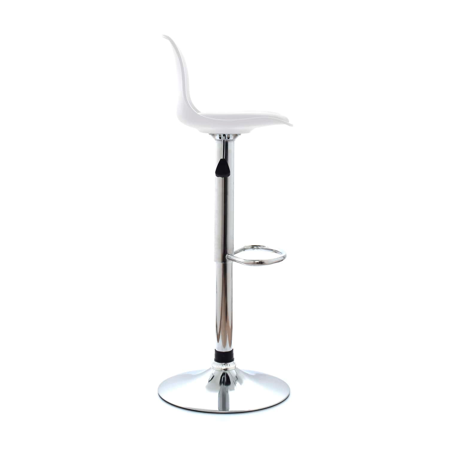 SILLA PARA BAR REGULABLE EN ALTURA BOAT BLANCO OFIDEAS - 2
