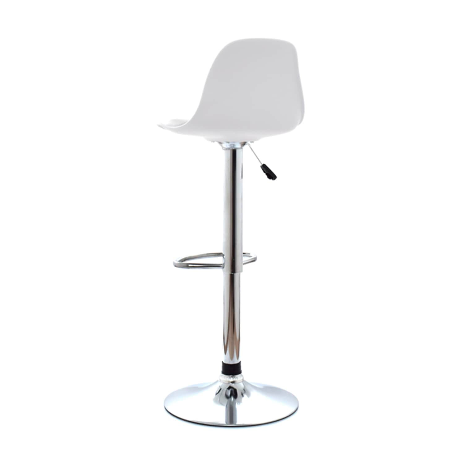 SILLA PARA BAR REGULABLE EN ALTURA BOAT BLANCO OFIDEAS - 4
