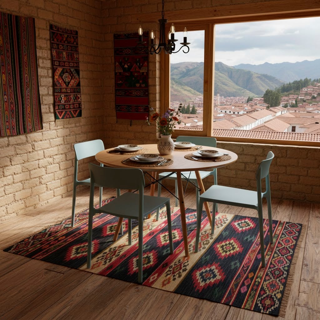 MESA DE COMEDOR EAMES ROUND HAYA 80 CM OFIDEAS - 4