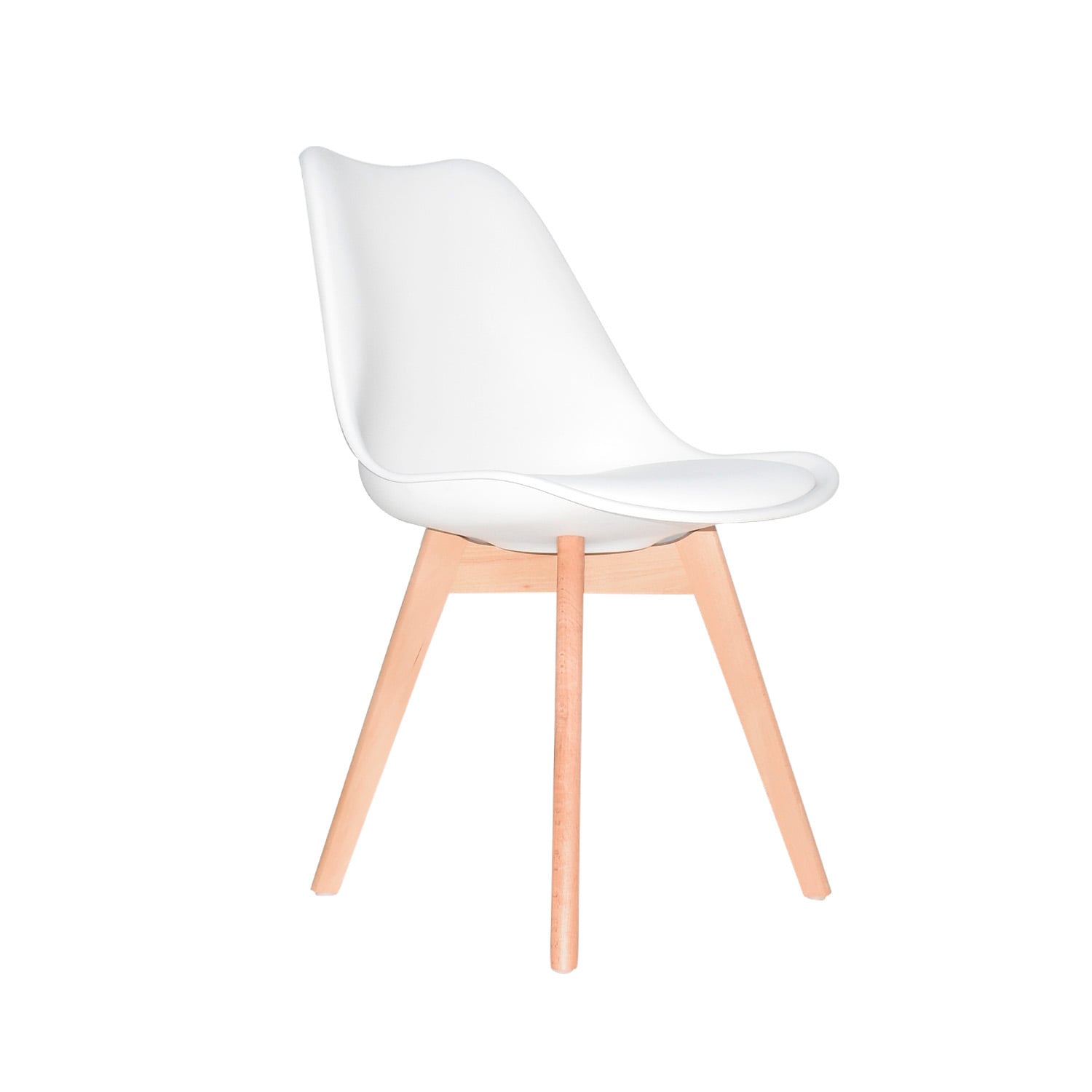 SILLA DE COMEDOR DISEÑO EMA BE BLANCO OFIDEAS - 1