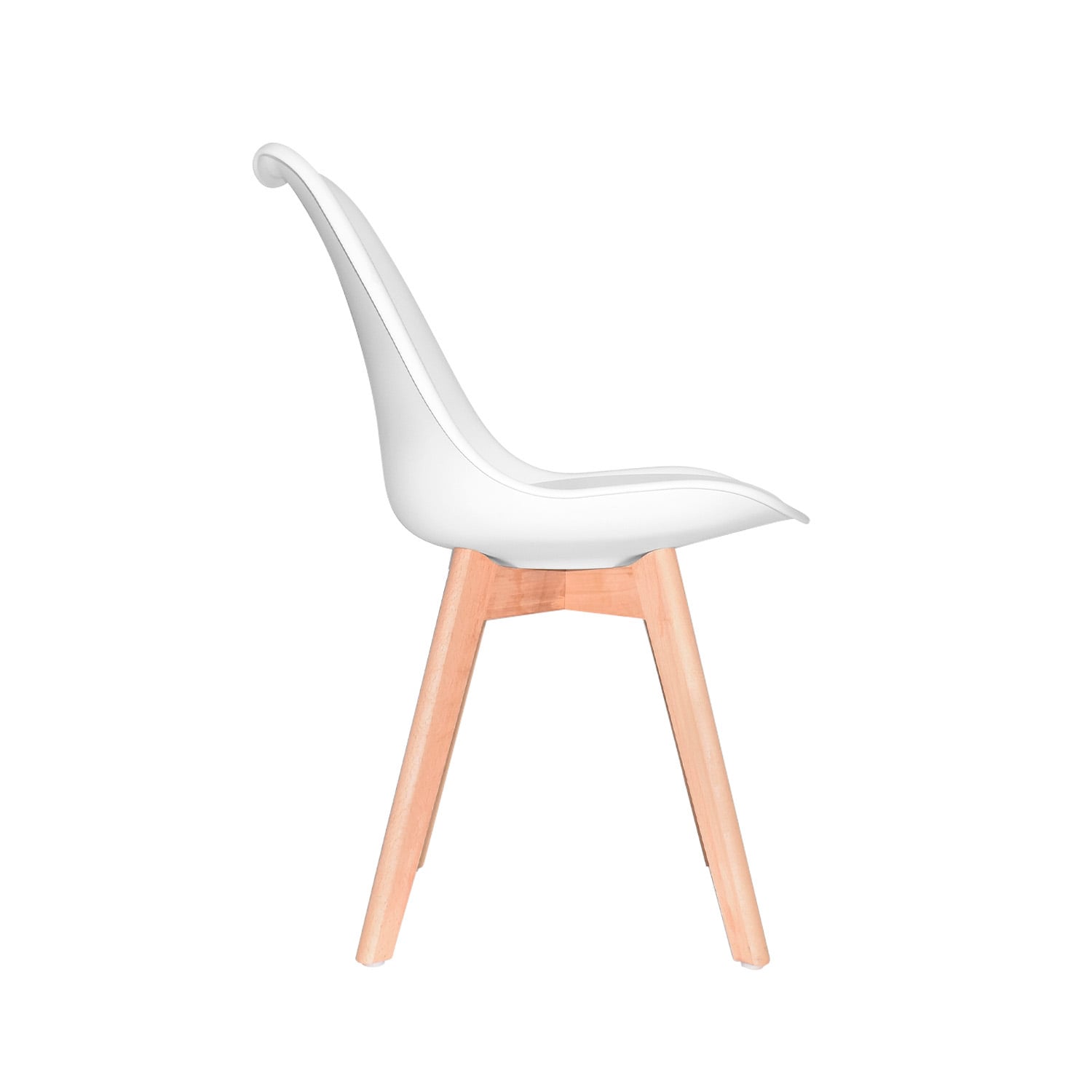 SILLA DE COMEDOR DISEÑO EMA BE BLANCO OFIDEAS - 2