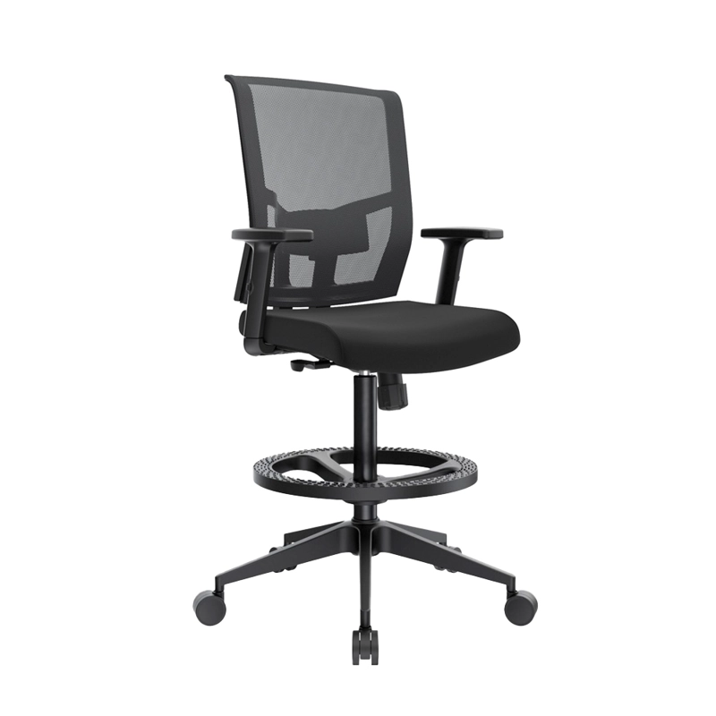 SILLA CAJERA REGULABLE EN ALTURA ERGONÓMICA DELPHI I NYLON ARO NEGRO OFIDEAS - 1