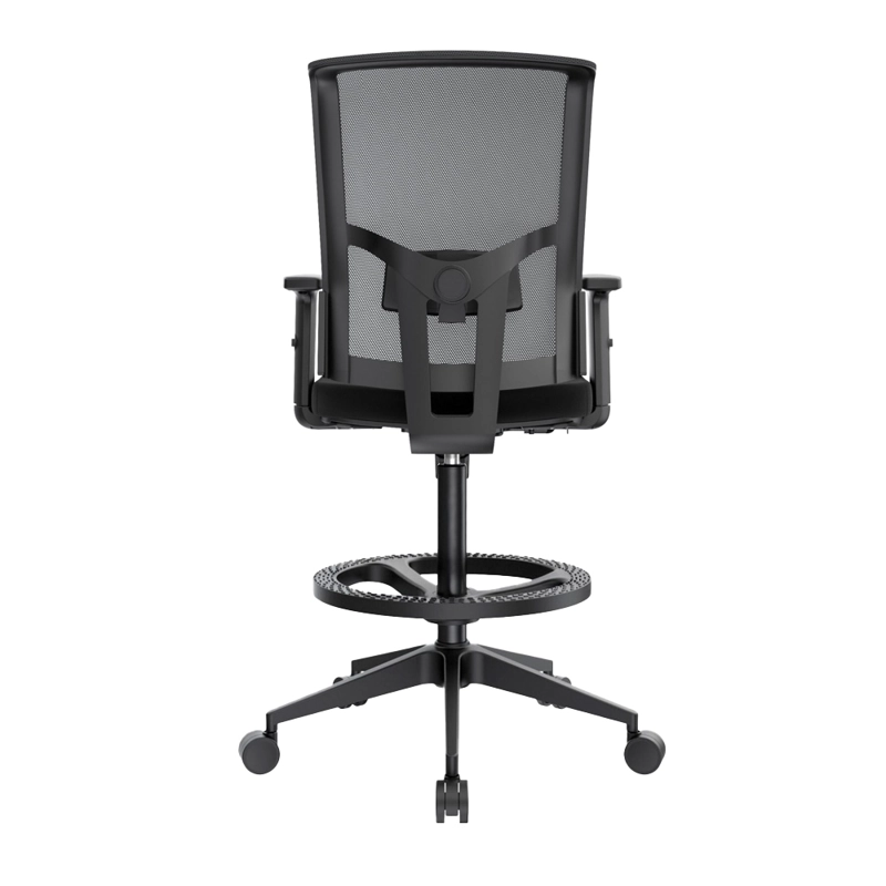 SILLA CAJERA REGULABLE EN ALTURA ERGONÓMICA DELPHI I NYLON ARO NEGRO OFIDEAS - 3