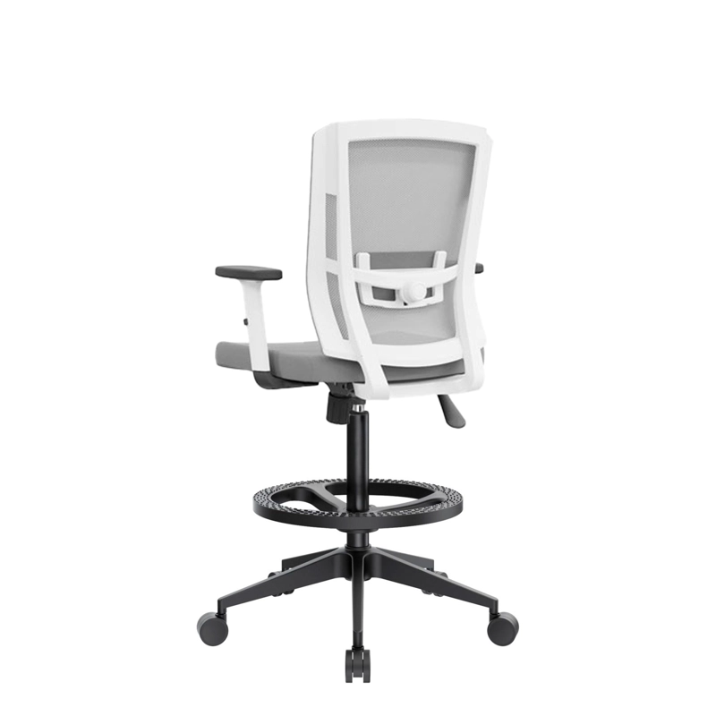 SILLA CAJERO ERGONÓMICO DELPHI II  BASE NYLON ARO NEGRO OFIDEAS - 2