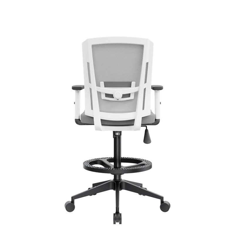 SILLA CAJERO ERGONÓMICO DELPHI II  BASE NYLON ARO NEGRO OFIDEAS - 3