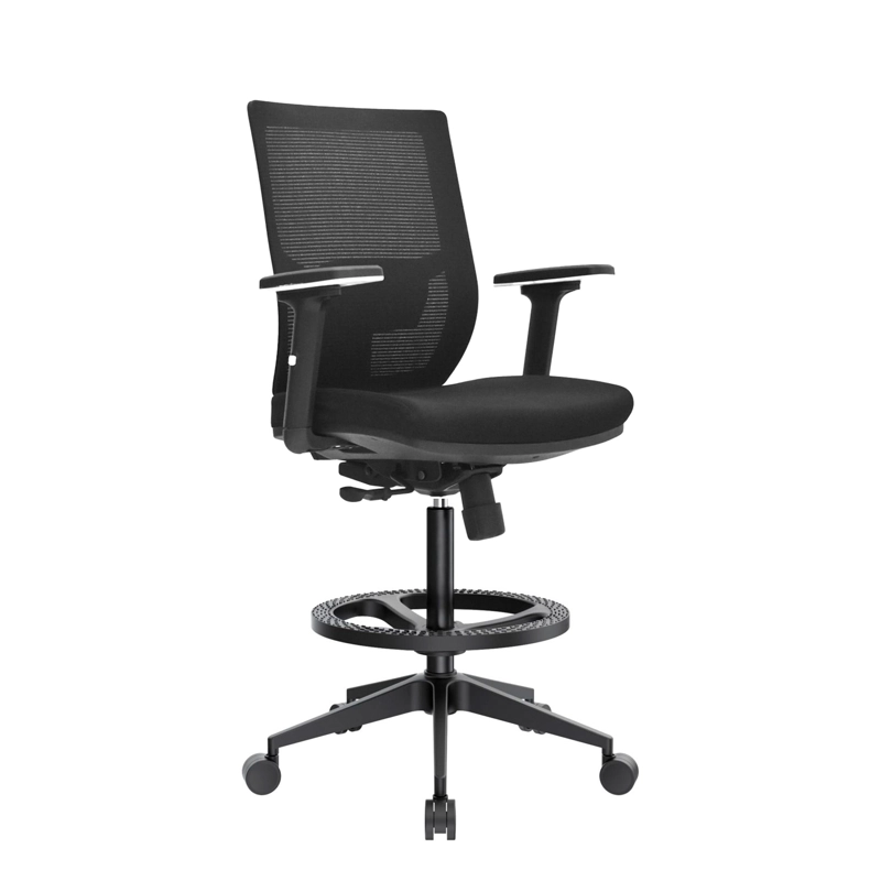 SILLA CAJERO ERGONÓMICO LIMS NEGRO NYLON OFIDEAS - 1