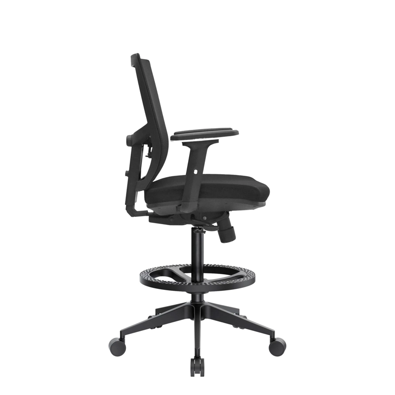 SILLA CAJERO ERGONÓMICO LIMS NEGRO NYLON OFIDEAS - 2