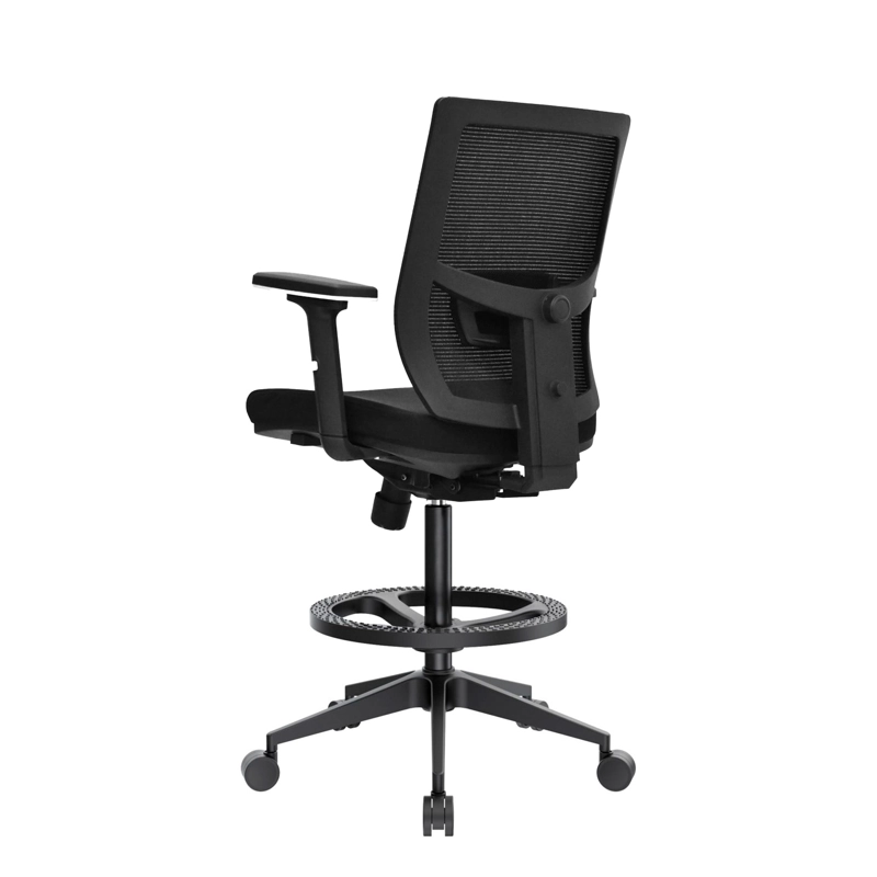 SILLA CAJERO ERGONÓMICO LIMS NEGRO NYLON OFIDEAS - 3