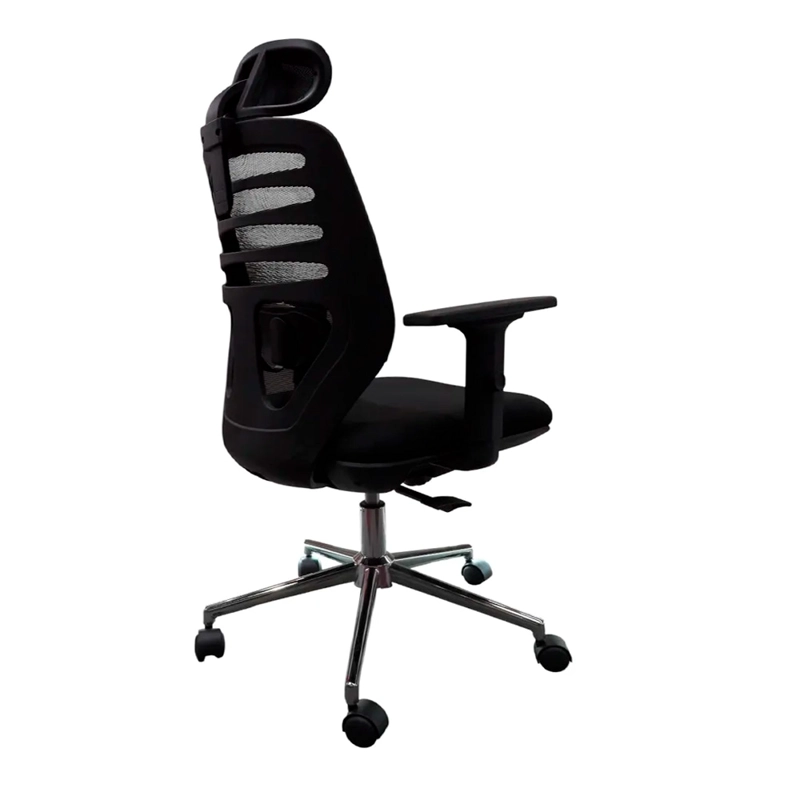 SILLA GIRATORIA ERGONÓMICA PRESIDENCIAL LED COLOR NEGRO OFIDEAS - 2