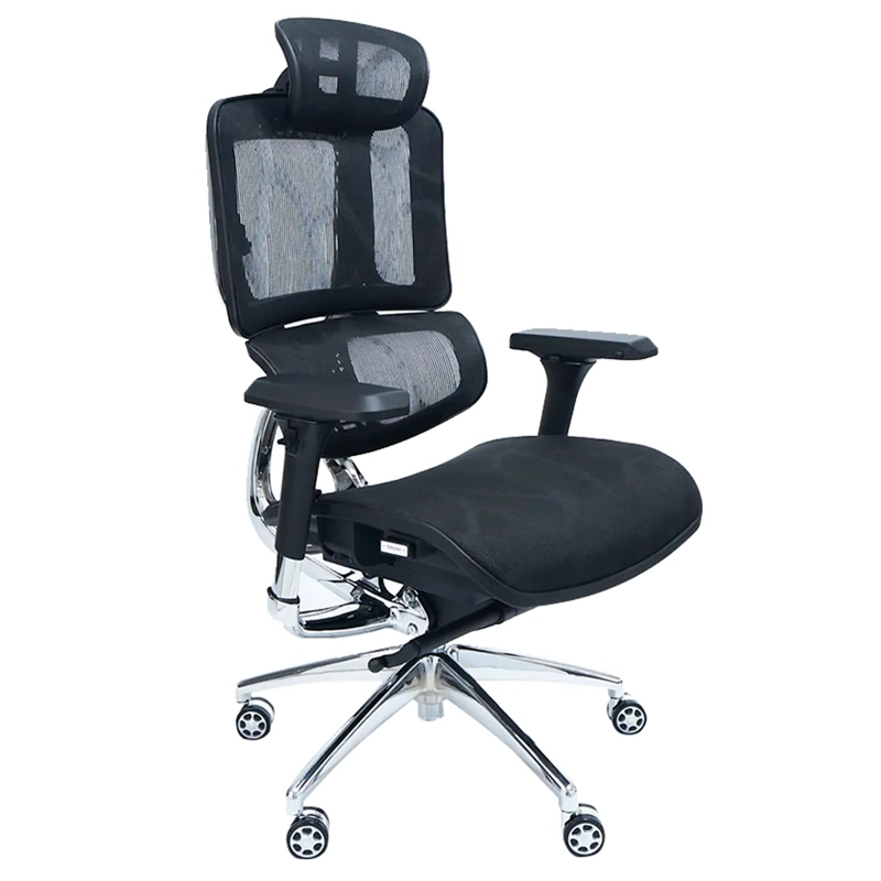 SILLA ERGONÓMICA SLIDER BRAZO 4D MADRID UP DOWN NEGRO OFIDEAS - 1