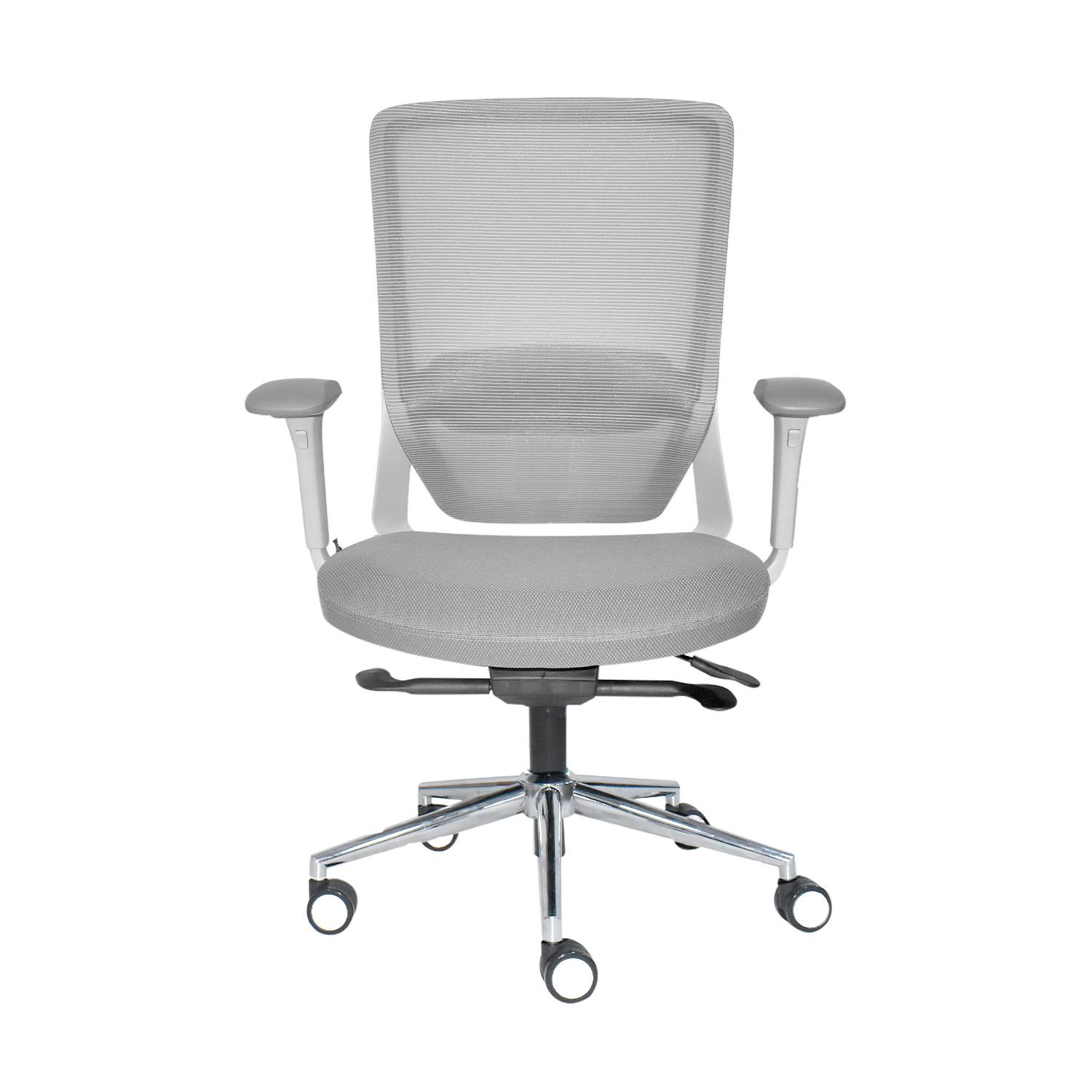 SILLA ERGONÓMICA LOOP GERENTE 4D CROMADO GRIS OFIDEAS - 3